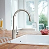 Смеситель для кухни GROHE Concetto с выдвижным высоким изливом, суперсталь (32663DC1) Смеситель для кухни GROHE Concetto с выдвижным высоким изливом, суперсталь (32663DC1)