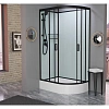 Душевая кабина Frank F412/1 L М левосторонняя Black без крыши черный профиль матовое стекло 120x80 2 20067 Душевая кабина Frank F412/1 L М левосторонняя Black без крыши черный профиль матовое стекло 120x80 2 20067