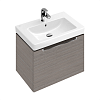 Картинка анонса товара «тумба под раковину villeroy &amp; boch subway 2.0 a68710fq (a687 10 fq) oak graphite»