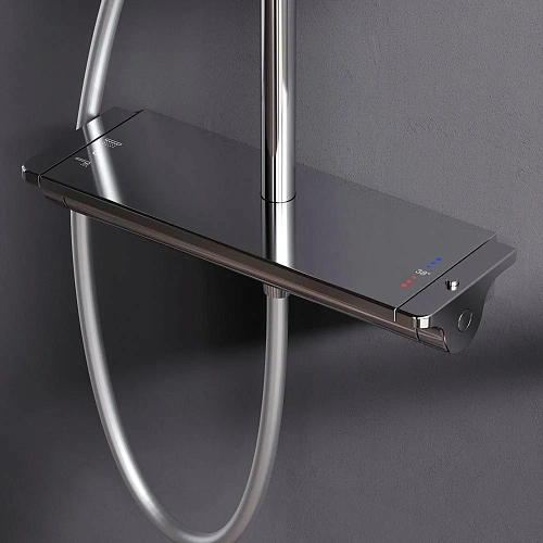 Душевая система AM.PM Spirit V2.0 F0770A400 с термостатом, верхний душ d 250 мм Душевая система AM.PM Spirit V2.0 F0770A400 с термостатом, верхний душ d 250 мм