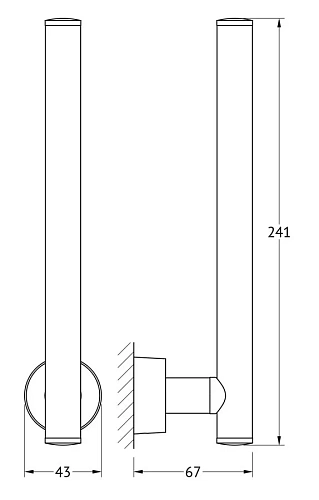 Держатель туалетной бумаги FBS Nostalgy NOS 021 Держатель туалетной бумаги FBS Nostalgy NOS 021