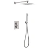 Душевая система ABBER Daheim AF8251SP скрытого монтажа без излива, термостат, сатин
