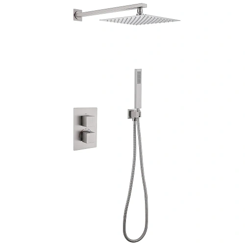 Душевая система ABBER Daheim AF8251SP скрытого монтажа без излива, термостат, сатин Душевая система ABBER Daheim AF8251SP скрытого монтажа без излива, термостат, сатин