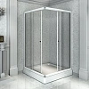 Душевой уголок Radomir Дрим 90х100 1-03-1-1-0-1210 прямоугольный, левый, стекло прозрачное, поддон с каркасом и сифоном, профиль белый Душевой уголок Radomir Дрим 90х100 1-03-1-1-0-1210 прямоугольный, левый, стекло прозрачное, поддон с каркасом и сифоном, профиль белый