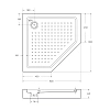 Душевой поддон CEZARES TRAY-A-P-90-15-W0 900x900 акрил, белый Душевой поддон CEZARES TRAY-A-P-90-15-W0 900x900 акрил, белый