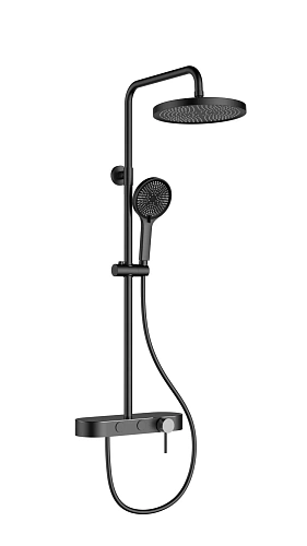 Душевая система Vincea VSFS-402MB, черный матовый Душевая система Vincea VSFS-402MB, черный матовый