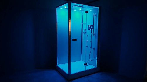 Душевая кабина Timo Premium PURO (90x120x220) H-511L-T-CH/C стульчик прозрачный Душевая кабина Timo Premium PURO (90x120x220) H-511L-T-CH/C стульчик прозрачный