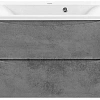 Тумба под раковину Vincea Mia 750 подвесная, 2 выкатных ящика soft close, Beton VMC-2MA750BT Тумба под раковину Vincea Mia 750 подвесная, 2 выкатных ящика soft close, Beton VMC-2MA750BT