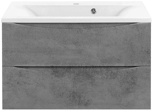 Тумба под раковину Vincea Mia 750 подвесная, 2 выкатных ящика soft close, Beton VMC-2MA750BT Тумба под раковину Vincea Mia 750 подвесная, 2 выкатных ящика soft close, Beton VMC-2MA750BT