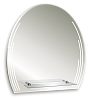 Картинка анонса товара «зеркало silver mirrors 570x595 с полкой партер (фр-00002393)»