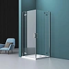 Душевой уголок BelBagno KRAFT-AH-22-100/80-C-Cr-R 100x80 см, профиль хром, стекло прозрачное Душевой уголок BelBagno KRAFT-AH-22-100/80-C-Cr-R 100x80 см, профиль хром, стекло прозрачное