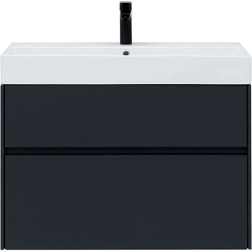 Тумба под раковину Aquanet Бруклин 85 антрацит матовый 00310142 Тумба под раковину Aquanet Бруклин 85 антрацит матовый 00310142