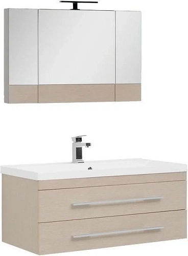 Комплект мебели Aquanet Нота NEW 100 светлый дуб (камерино) 00230305 Комплект мебели Aquanet Нота NEW 100 светлый дуб (камерино) 00230305