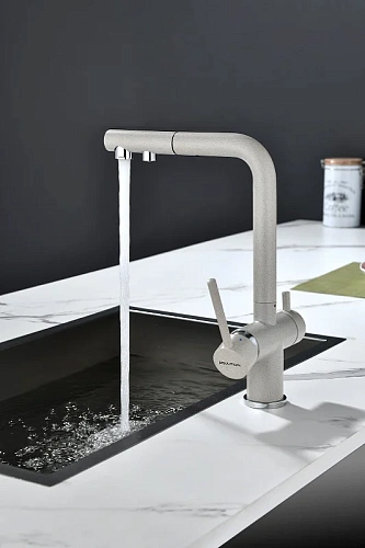 Смеситель для кухни Paulmark SERPENTINE бежевый Se213222-BE Смеситель для кухни Paulmark SERPENTINE бежевый Se213222-BE