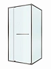 Душевой уголок CEZARES LUX-AH-FS-11-100/80-C-GM 100x80 см, профиль оружейная сталь, стекло прозрачное