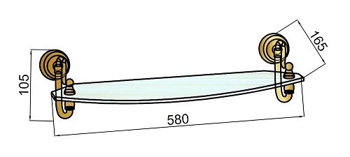 Полка Boheme Medici 10607 Полка Boheme Medici 10607
