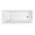 Акриловая ванна WHITECROSS Wave Slim 180x80 "NANO" золото гидромассажная 0111.180080.100.NANO.GL Акриловая ванна WHITECROSS Wave Slim 180x80 "NANO" золото гидромассажная 0111.180080.100.NANO.GL