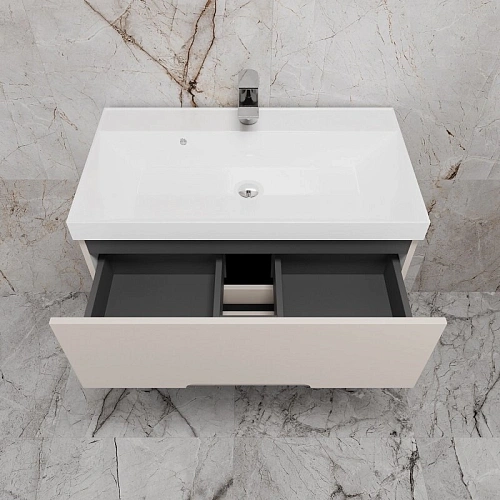 Тумба под раковину Style Line Матис 80 см ЛС-00002437 напольная, крем Тумба под раковину Style Line Матис 80 см ЛС-00002437 напольная, крем