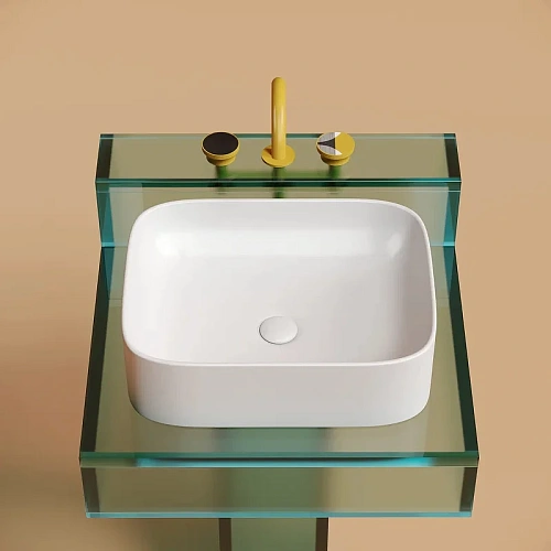 Раковина Ceramica Nova ELEMENT CN6052MW белый матовый накладная Раковина Ceramica Nova ELEMENT CN6052MW белый матовый накладная