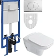Комплект Унитаз подвесной STWORKI Дублин SETK3504-0605 с микролифтом + Система инсталляции для унита 561367 Комплект Унитаз подвесной STWORKI Дублин SETK3504-0605 с микролифтом + Система инсталляции для унита 561367