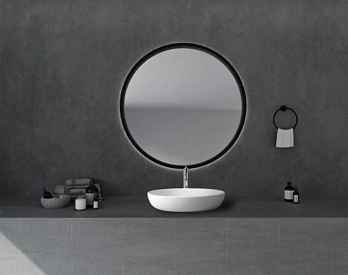 Раковина ABBER Stein AS2619 накладная, белая матовая Раковина ABBER Stein AS2619 накладная, белая матовая