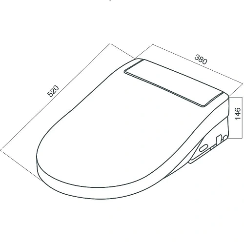 Крышка-биде AM.PM AM.PM CCC7851WH Clean Care электронная Крышка-биде AM.PM AM.PM CCC7851WH Clean Care электронная