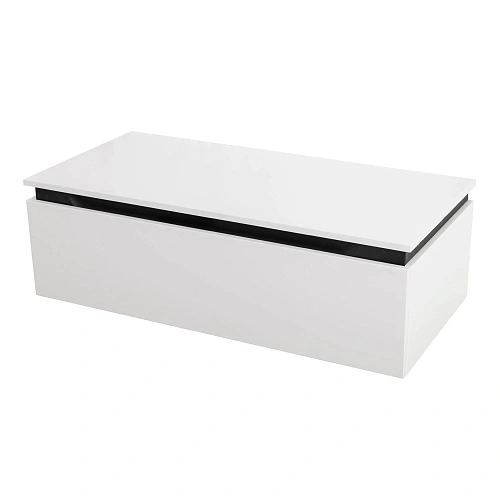 Тумба CEZARES SLIDER-1000-1C-PI-BO Bianco Opaco 966x480 подвесная/напольная Тумба CEZARES SLIDER-1000-1C-PI-BO Bianco Opaco 966x480 подвесная/напольная