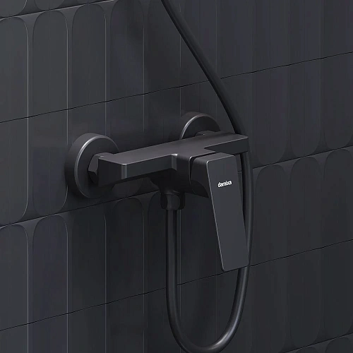 Смеситель для душа Damixa Merkur 402000300 черный Смеситель для душа Damixa Merkur 402000300 черный