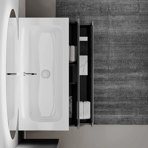 Тумба под раковину Sancos Folk FL120GS 1195х445х500 Grey soft, подвесная Тумба под раковину Sancos Folk FL120GS 1195х445х500 Grey soft, подвесная