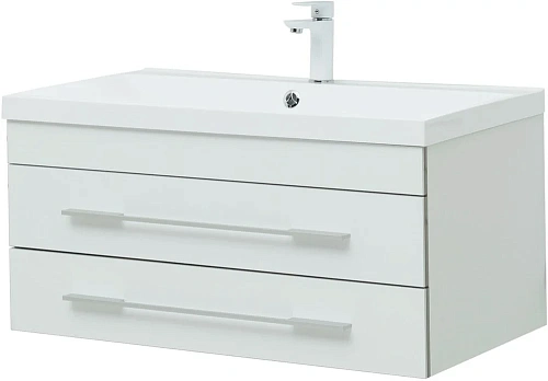 Тумба под раковину Aquanet Верона 90 New белый матовый 00272424 Тумба под раковину Aquanet Верона 90 New белый матовый 00272424
