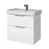 Тумба под раковину DREJA Q, 60 см, подвесная, 2 ящика, белый глянец 99.0001 Тумба под раковину DREJA Q, 60 см, подвесная, 2 ящика, белый глянец 99.0001