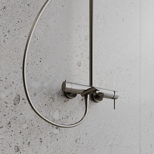 Душевая система AQUAme AQM8011BN никель шлифованный Душевая система AQUAme AQM8011BN никель шлифованный