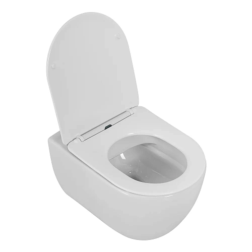 Унитаз подвесной CEZARES COMFORT CZR-191-TH/CZR-2316-SC безободковый с сиденьем Унитаз подвесной CEZARES COMFORT CZR-191-TH/CZR-2316-SC безободковый с сиденьем