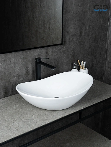 Раковина Gid N9811 51175 накладная белая 61x37x15 Раковина Gid N9811 51175 накладная белая 61x37x15