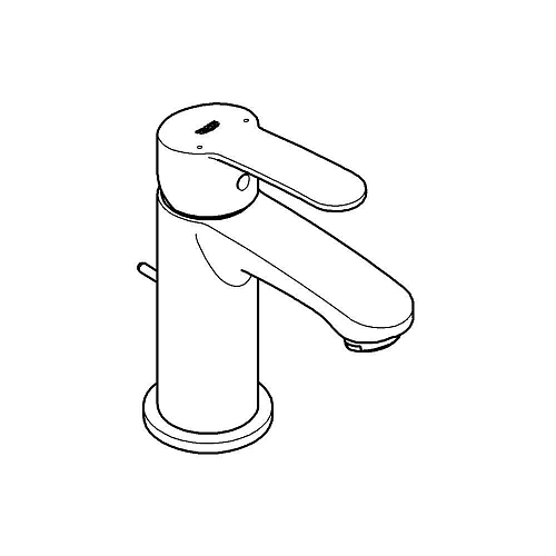 Смеситель для раковины GROHE Eurostyle Cosmopolitan с донным клапаном, уменьшенный, хром (23037002) Смеситель для раковины GROHE Eurostyle Cosmopolitan с донным клапаном, уменьшенный, хром (23037002)