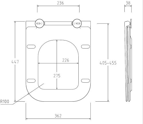Крышка-сиденье Allen Brau Liberty 4.33015.20 белый Крышка-сиденье Allen Brau Liberty 4.33015.20 белый