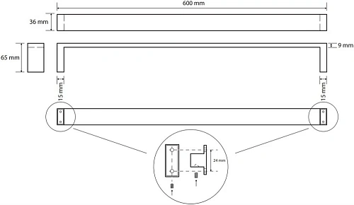 Полотенцедержатель Bemeta GAMMA 145804042 Полотенцедержатель Bemeta GAMMA 145804042