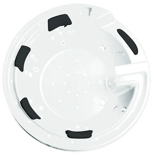 Акриловая ванна Gemy G9090 K 190x190 круглая, универсальная, гидромассажная Акриловая ванна Gemy G9090 K 190x190 круглая, универсальная, гидромассажная