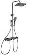 Душевая система Wonzon & Woghand с термостатом, темный графит (WW-B4161-BGG) Душевая система Wonzon & Woghand с термостатом, темный графит (WW-B4161-BGG)