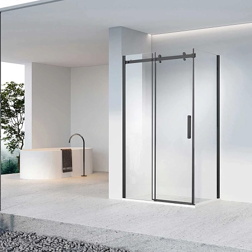 Душевой уголок Vincea Como-N VSR-4CN1014CLB, 1400x1000, черный, стекло прозрачное Душевой уголок Vincea Como-N VSR-4CN1014CLB, 1400x1000, черный, стекло прозрачное