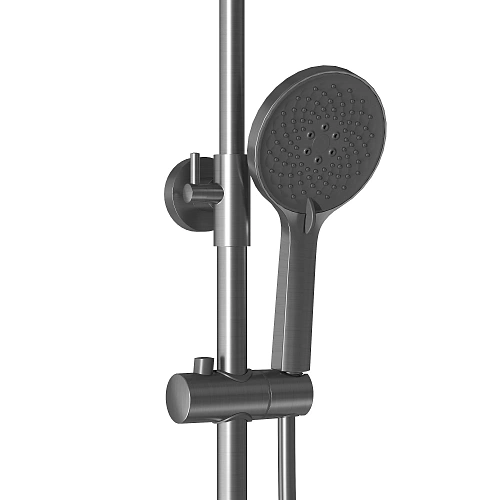 Душевая система GROSSMAN Galaxy 500.K35.01.420 графит сатиновый Душевая система GROSSMAN Galaxy 500.K35.01.420 графит сатиновый