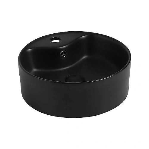 Раковина ABBER Bequem AC2104MB накладная, черная матовая Раковина ABBER Bequem AC2104MB накладная, черная матовая