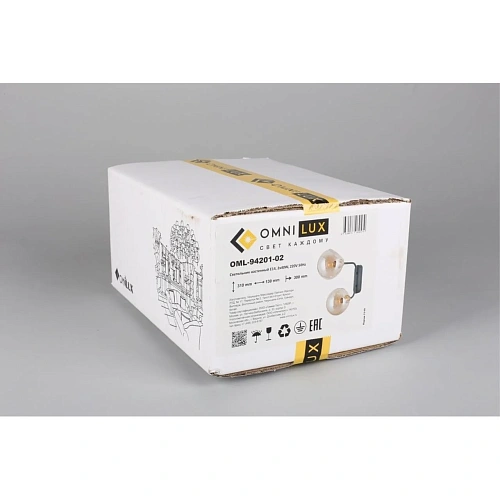 Светильник настенный (Бра) Omnilux Fasano OML-94201-02 Светильник настенный (Бра) Omnilux Fasano OML-94201-02