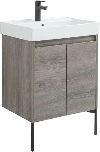 Тумба под раковину Aquanet Nova Lite 60 дуб рошелье (2 дверцы) 00298848 Тумба под раковину Aquanet Nova Lite 60 дуб рошелье (2 дверцы) 00298848