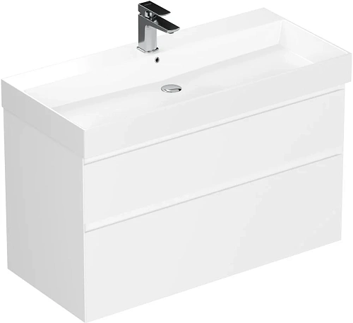 Тумба под раковину Allen Brau Infinity 100 1.210027.WM белый матовый Тумба под раковину Allen Brau Infinity 100 1.210027.WM белый матовый