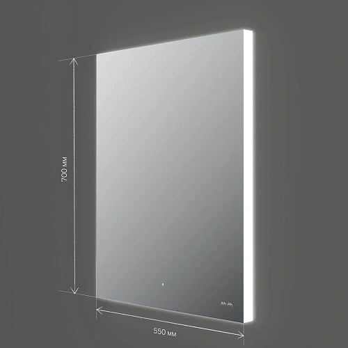 Зеркало AM.PM X-Joy M85MOX10551S с LED-подсветкой, сенсорром, 55 см Зеркало AM.PM X-Joy M85MOX10551S с LED-подсветкой, сенсорром, 55 см