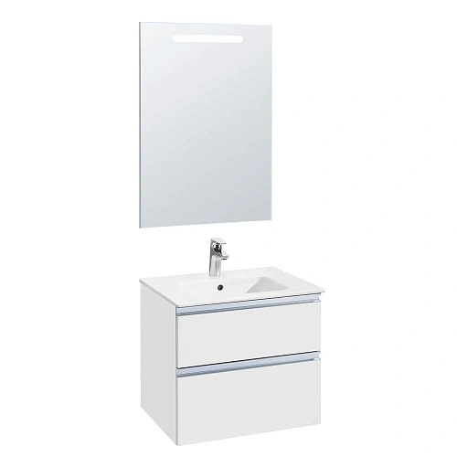 Тумба под раковину Roca The Gap 60 белый глянец 2 ящика A857397806 Тумба под раковину Roca The Gap 60 белый глянец 2 ящика A857397806