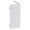 Картинка анонса товара «душевая перегородка am.pm x-joy w94uwi-90-f1-bte 90x195, стекло прозрачное 8 мм с покрытием, профиль черный»