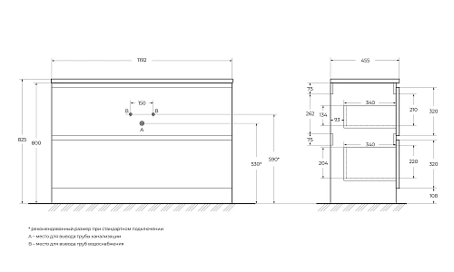 Тумба под раковину BelBagno ALBANO-1200-2C-PIA-BL напольная 1200x450 Bianco Lucido Тумба под раковину BelBagno ALBANO-1200-2C-PIA-BL напольная 1200x450 Bianco Lucido