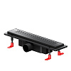 Картинка анонса товара «душевой лоток am.pm prime flow w02sc-p11-040-01bm flow cut gradient 40см, черный матовый»